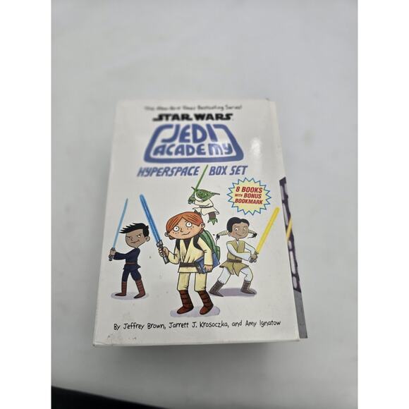 Disney Stars Wars Jedi Academy Hyperspace Box Set 8 Books - Picture 1 of 7